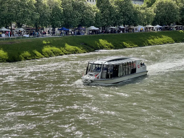 Schiffahrt auf der Salzach