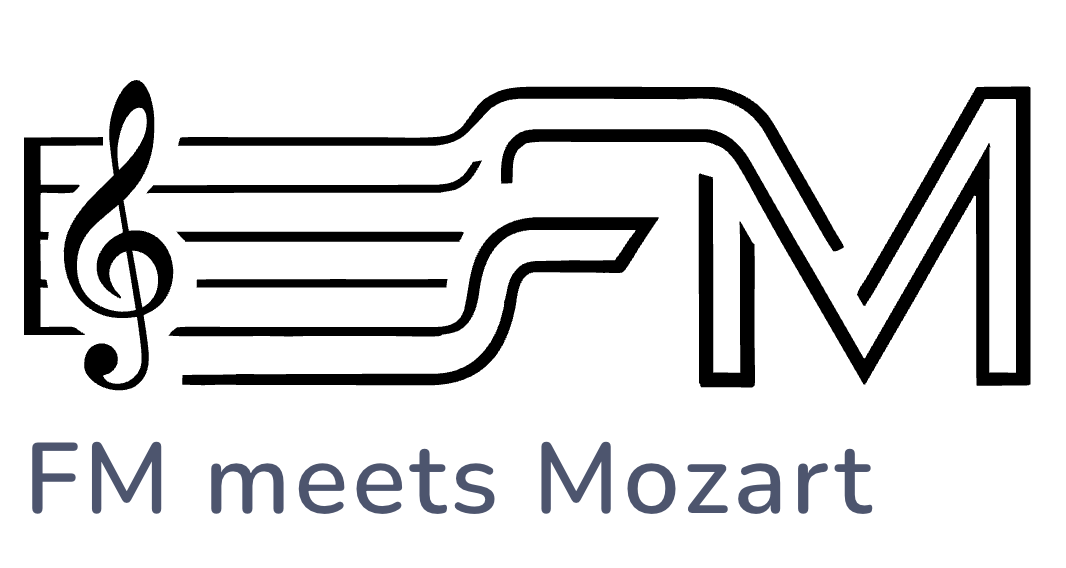 Vorschau FM meets Mozart Logo mit Schriftzug